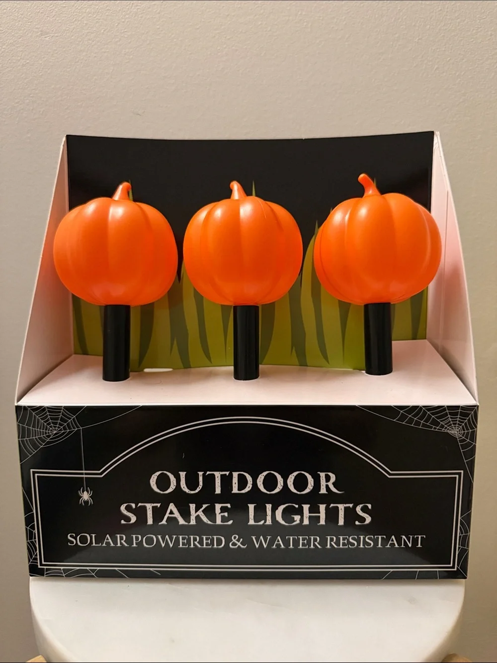 2026 Target Bullseye Playground Outdoor Halloween Pumpkin Stake Lights